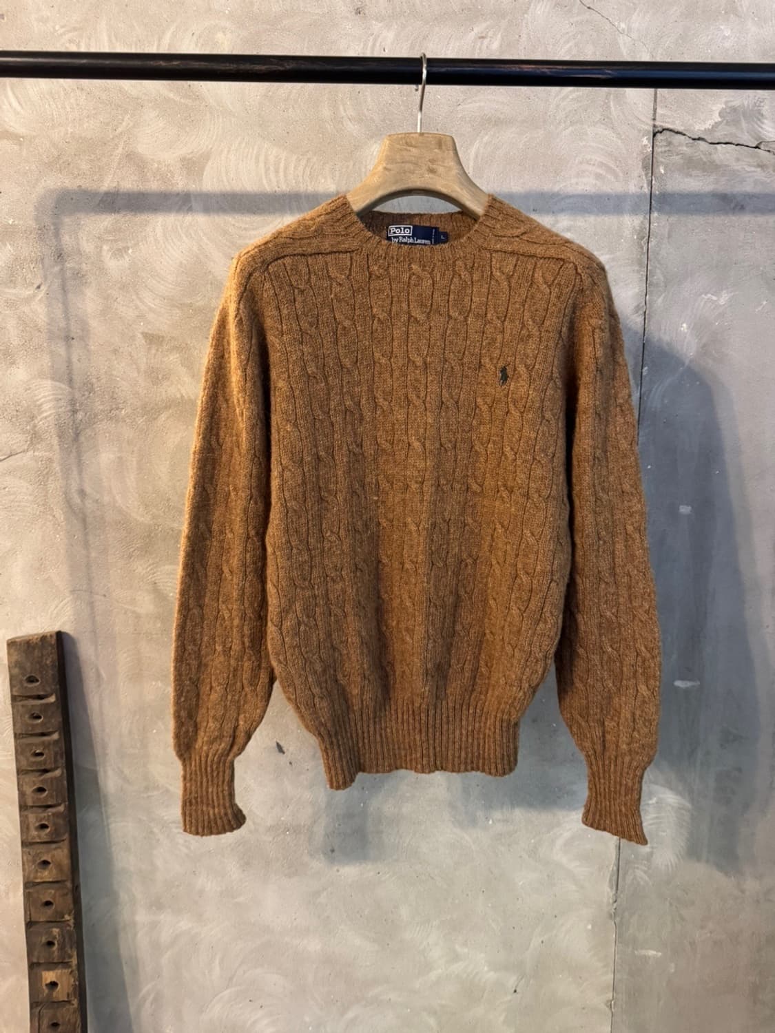 폴로 랄프로렌 램스울 케이블 니트 100 상품이미지10