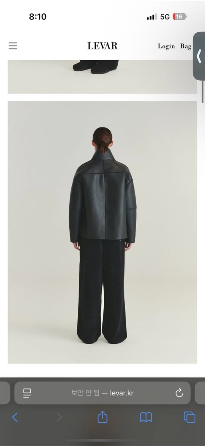 르바 리버시블 무스탕 상품이미지3