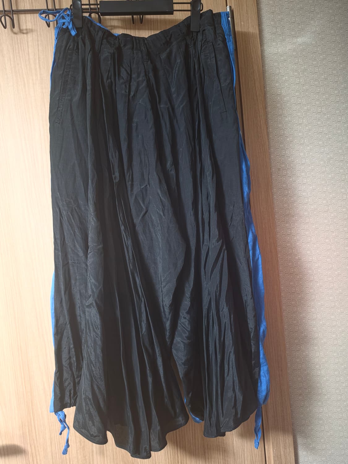 (3)19ss 요지야마모토 뿌르옴므 바이컬러 벌룬카라스 팬츠 상품이미지4