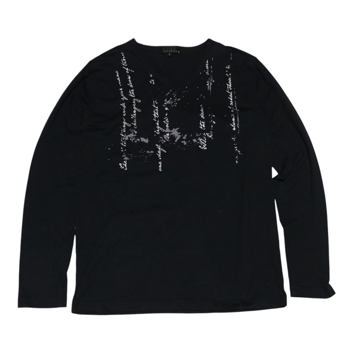 SPINASH 펑크 레터링 롱슬리브 상품이미지1