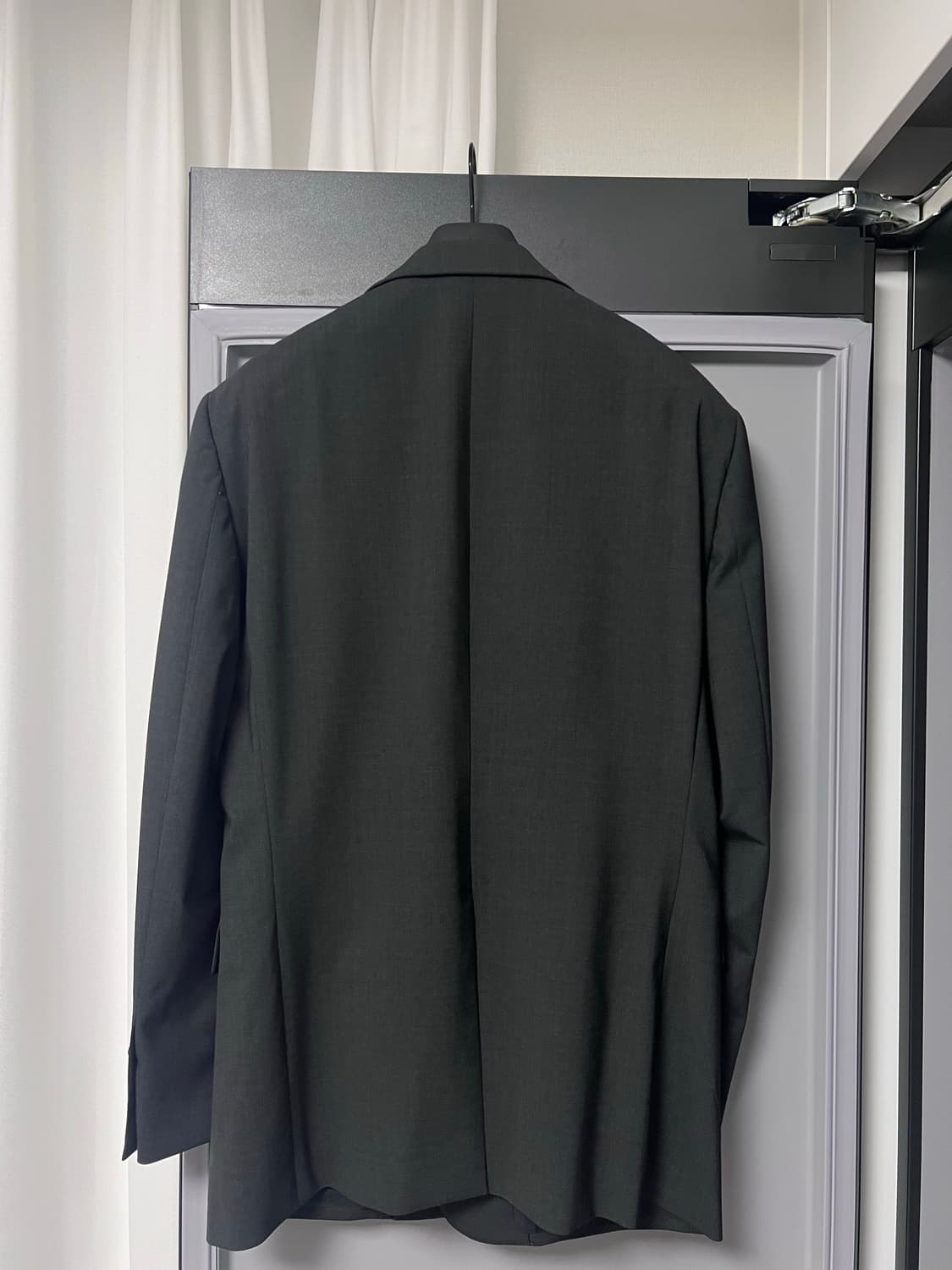 띠어리 뉴테일러2 수트 셋업 정장 다크차콜 40 32 상품이미지4