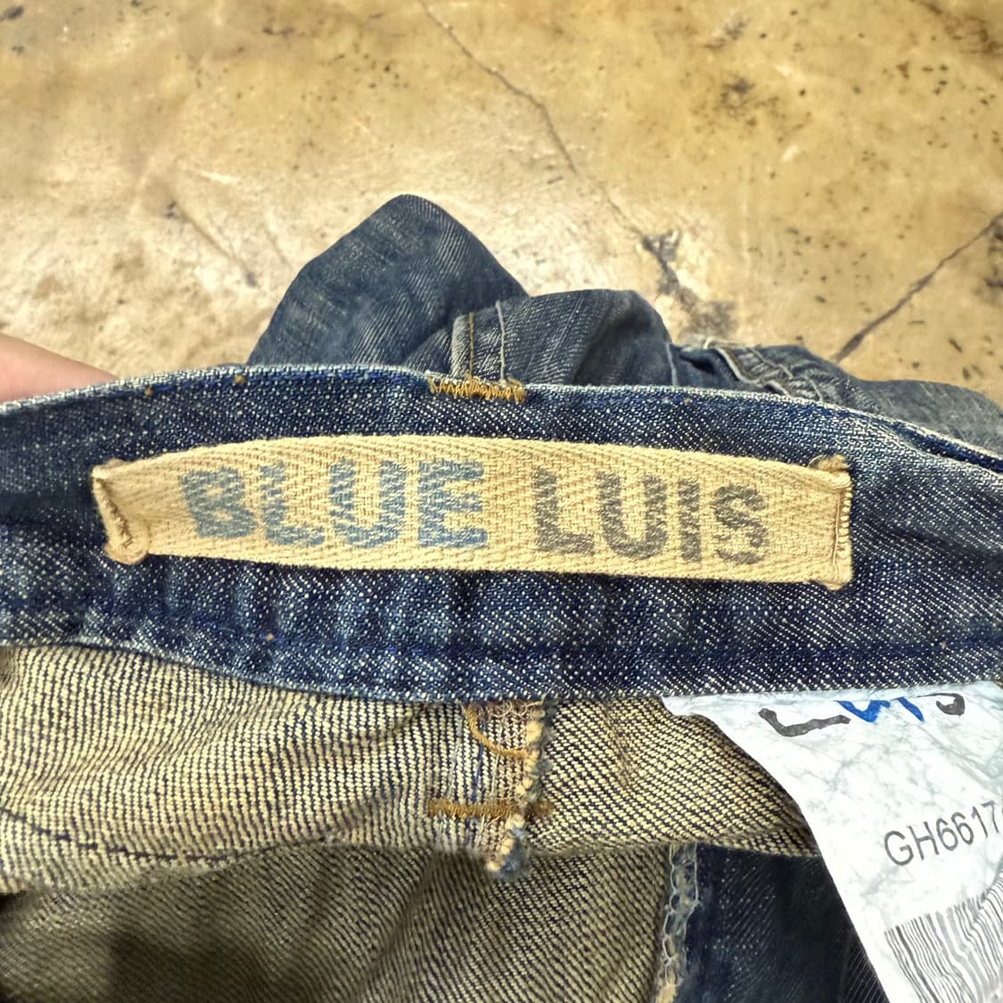 [정품] blue luis 워싱 데님팬츠 상품이미지4