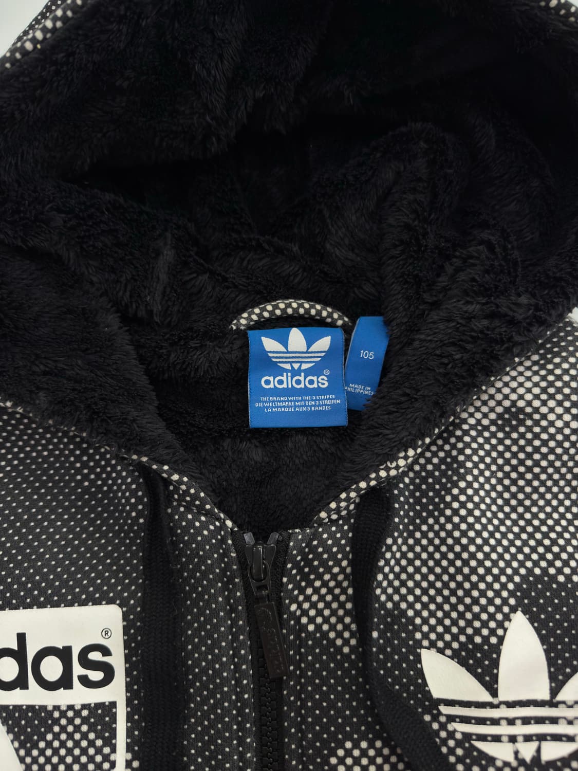 아디다스 카모 쉐르파 후드집업 상품이미지4