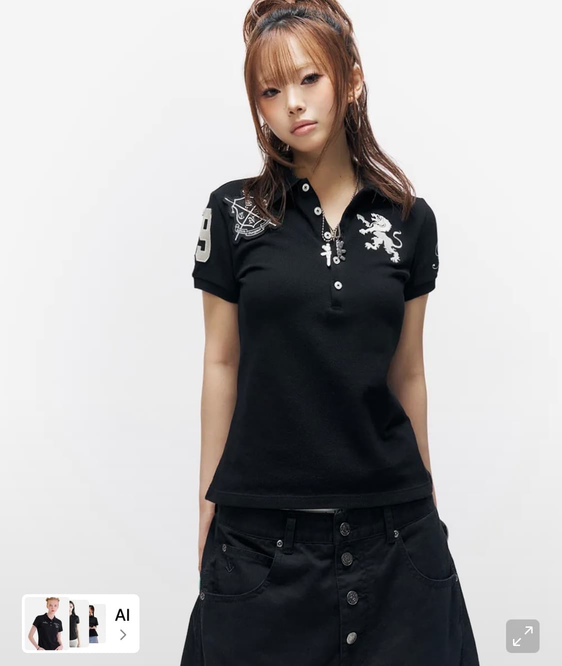스키즘인듀싱 TEAM SCHISM POLO SHIRT BLACK 상품이미지1