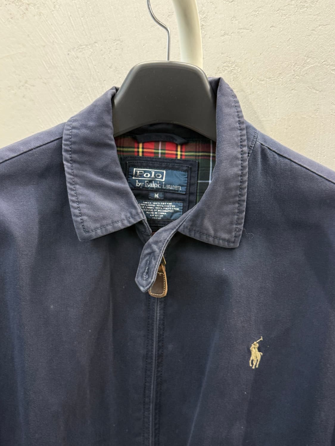 펄로 랄프로렌 블루종 자켓 네이비 M 상품이미지3