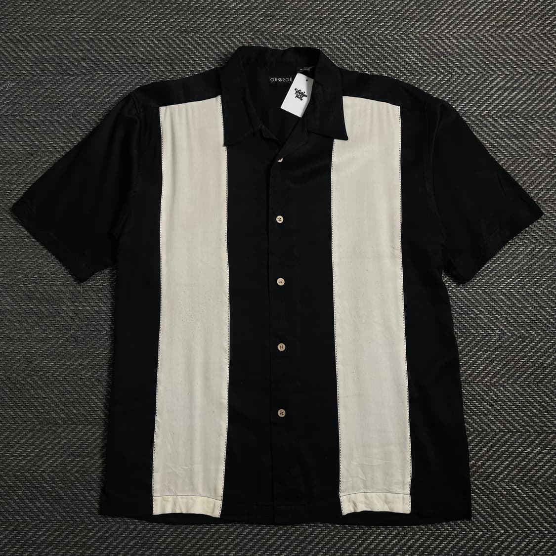 USA 오리지날 빈티지 패턴 쿠바 셔츠o 4250 상품이미지1