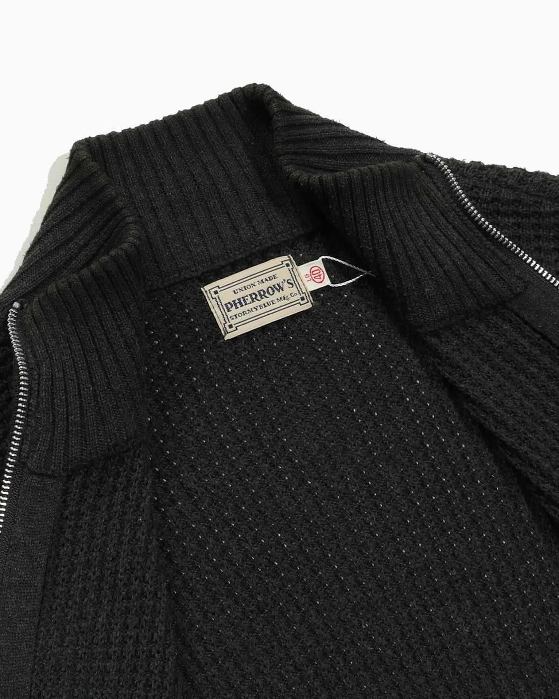 페로우즈 집업 와플 가디건 상품이미지4