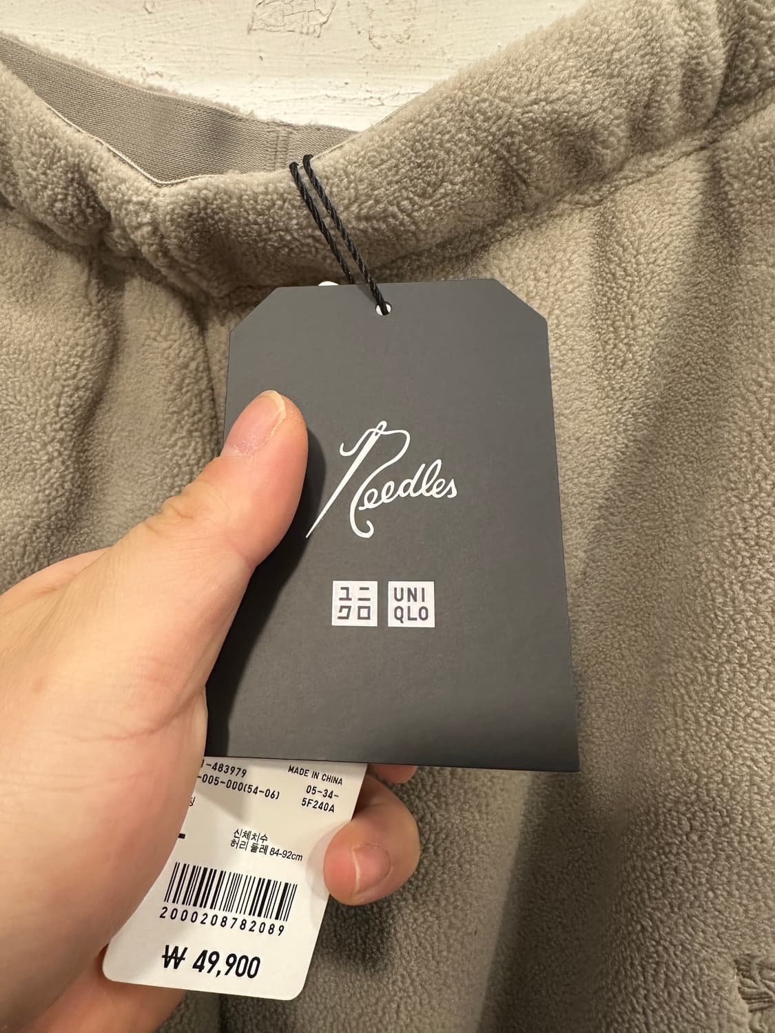 유니클로X니들스 후리스 바지 상품이미지4