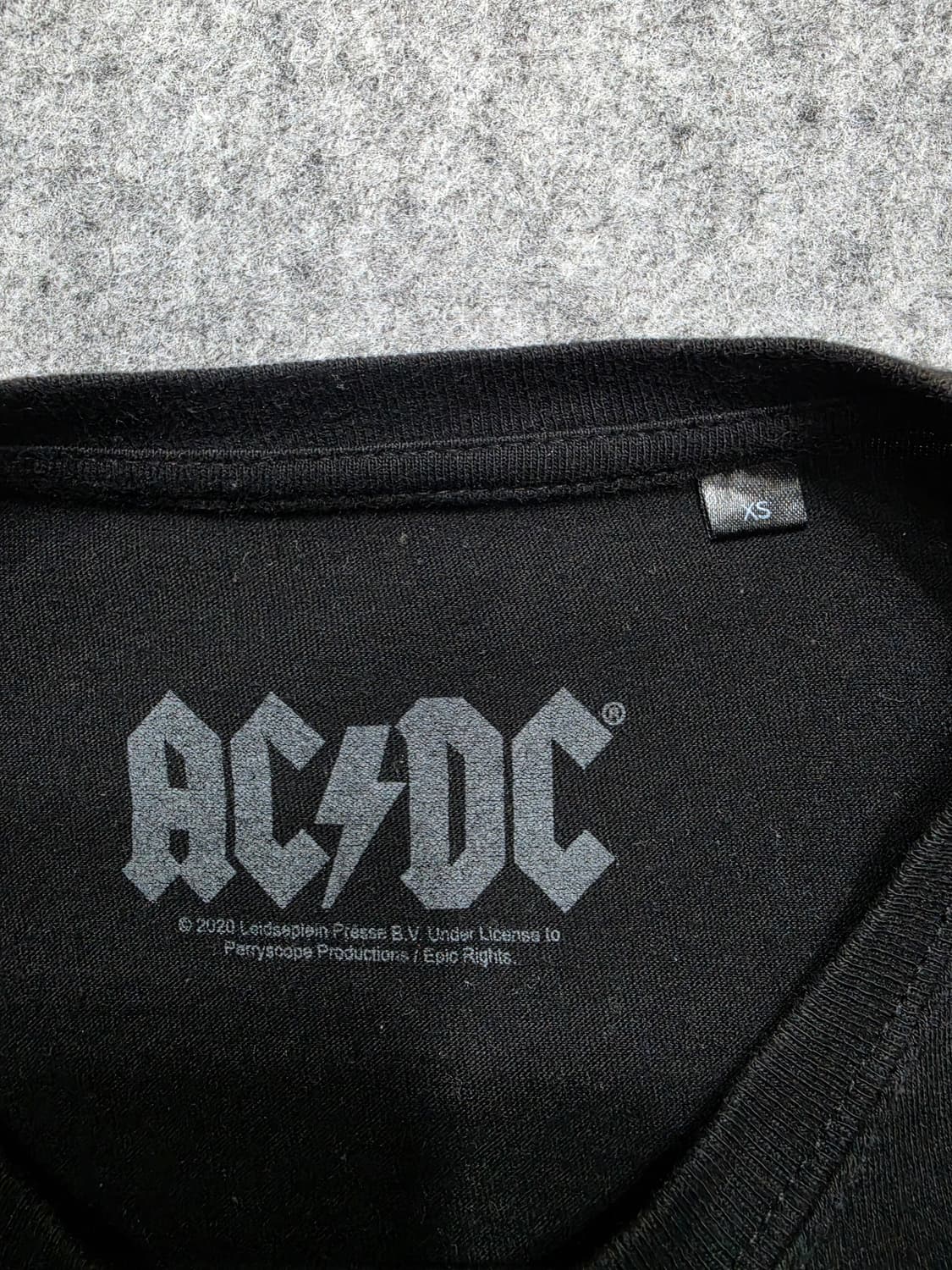ACDC 하이웨이 투 헬 그래픽 밴드티 락밴드 반팔티 XS 상품이미지7