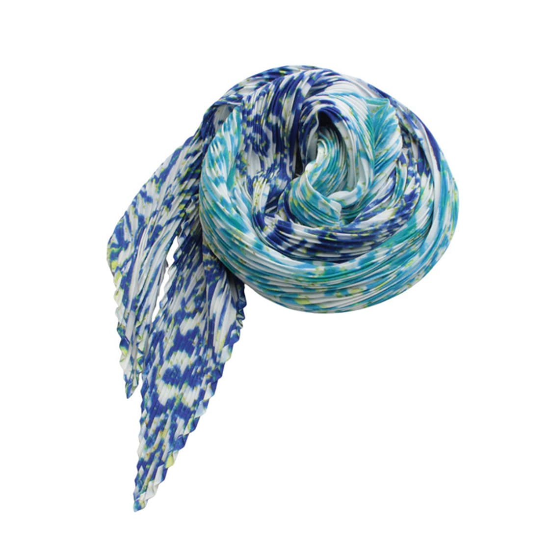 이세이 미야케 블루 플리츠 롱스카프 상품이미지2