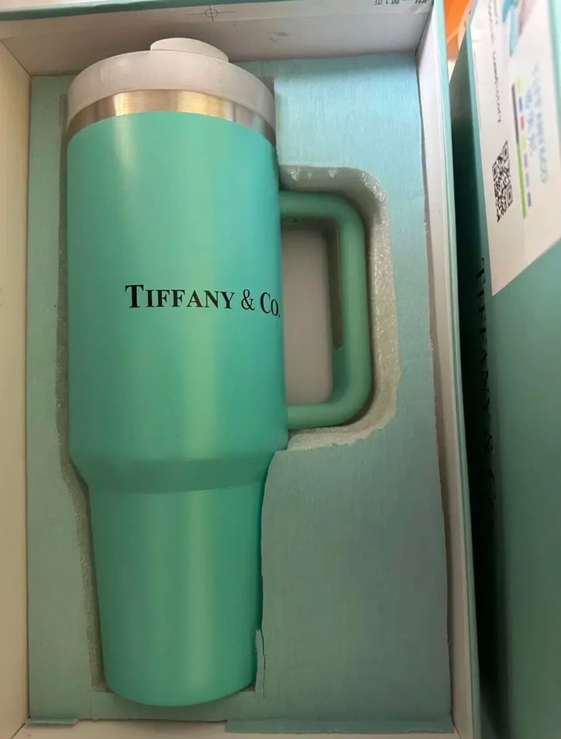 티파니앤코 텀블러 민트색 상품이미지3