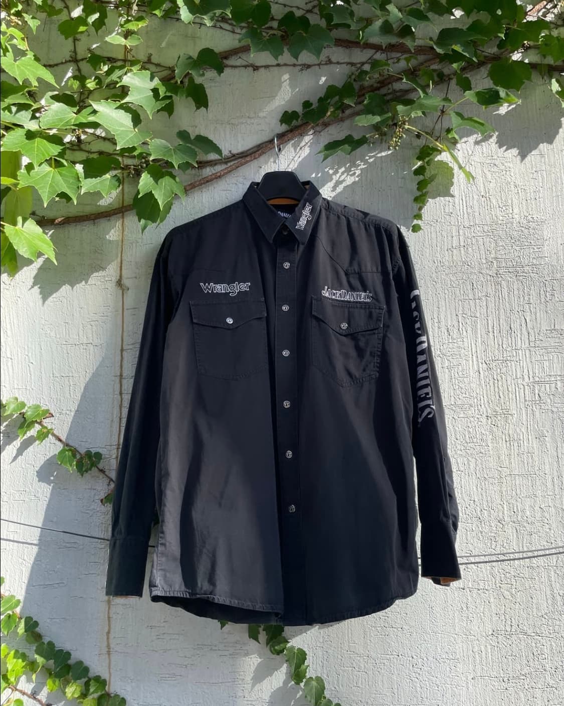 Wrangler x Jack daniel’s western shirt  상품이미지5