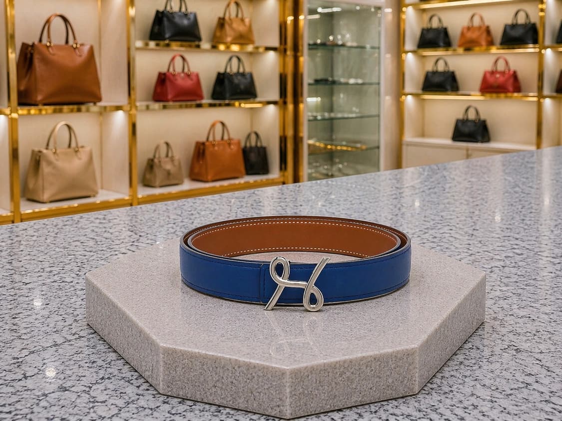 [A급] 에르메스 커시브 H 벨트 판매합니다!!! 상품이미지1