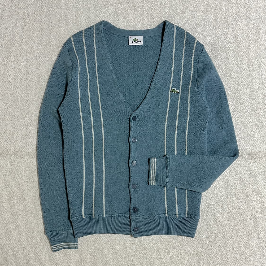 라코스테 스트라이프 가디건 상품이미지1