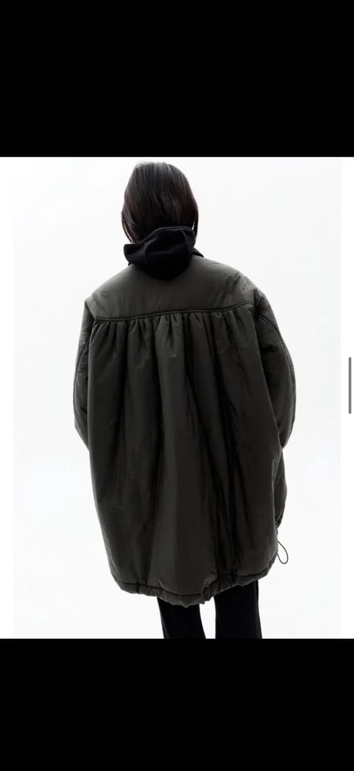 코스모스 패딩 SHIRRING JACKET (DEEP KHAKI) 상품이미지4