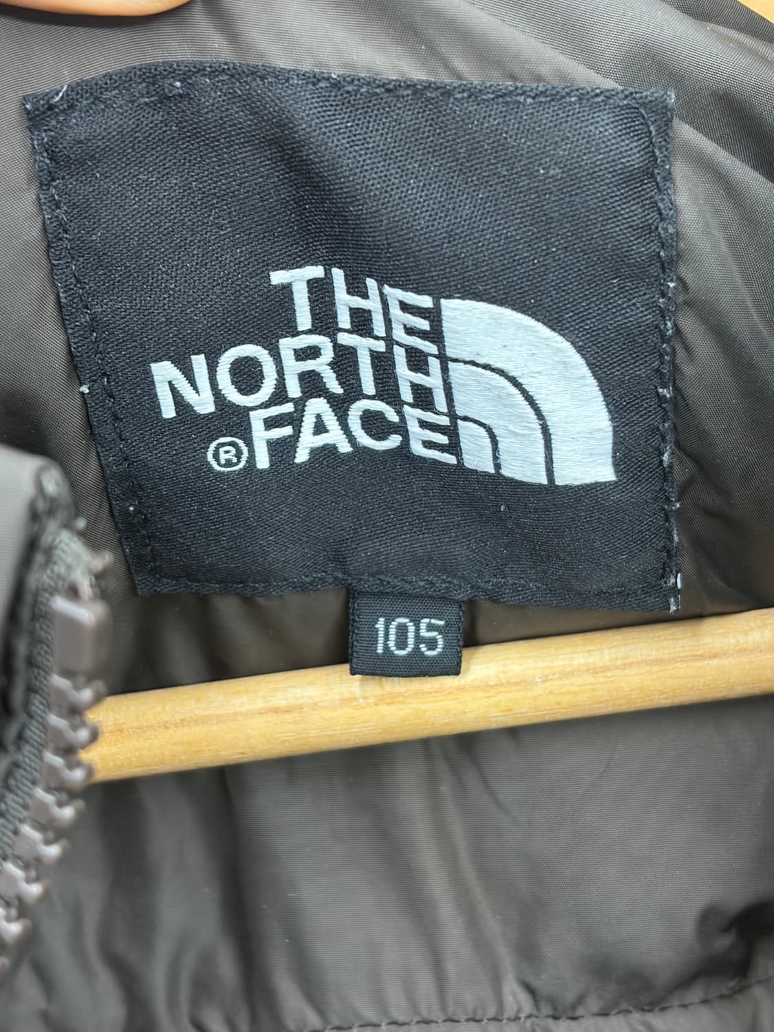 노스페이스 700 구형 눕시2 구스패딩 브라운 그레이 상품이미지7