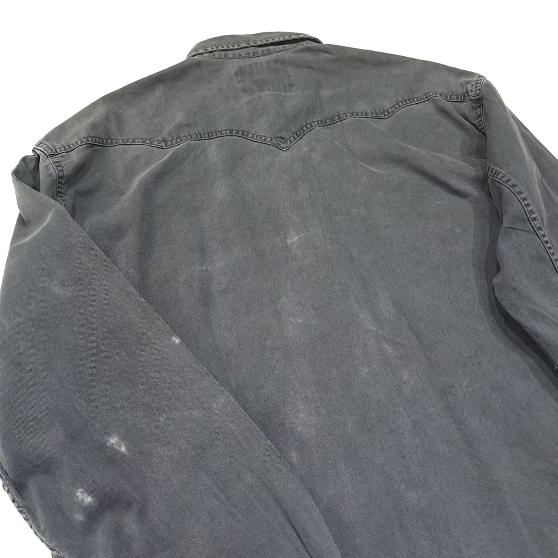 CL699 L 리바이스 90s 튀니지판 60566  웨스턴 흑청 셔츠  상품이미지8