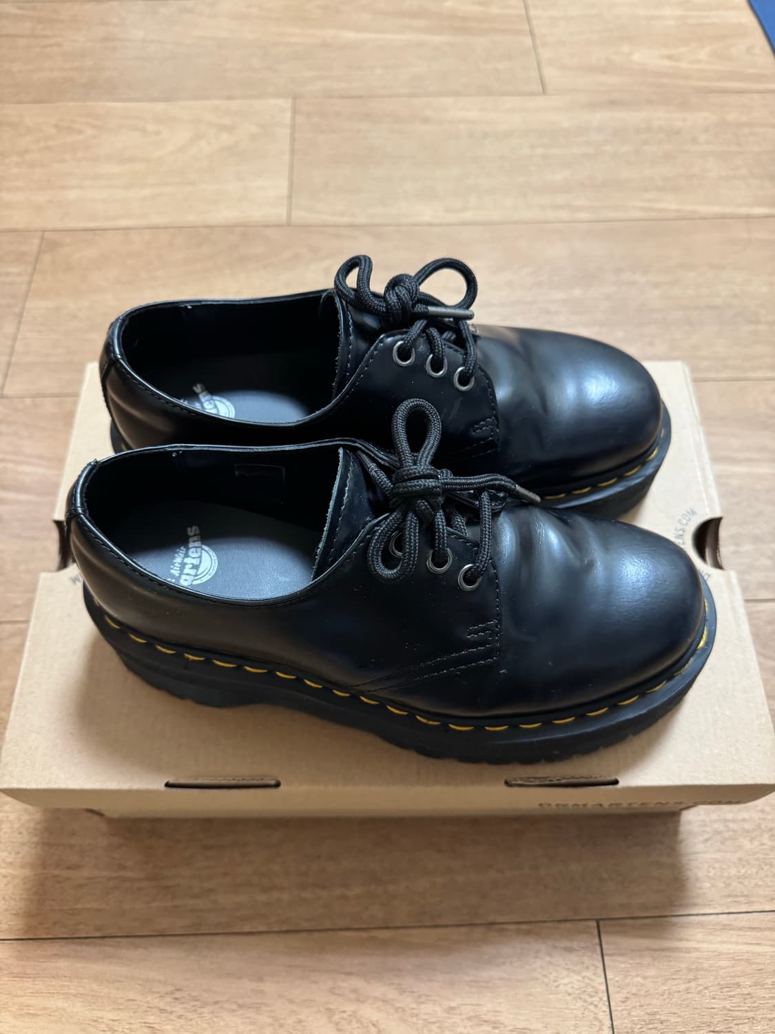 [240] 닥터마틴 1461 쿼드 블랙 uk5 상품이미지2