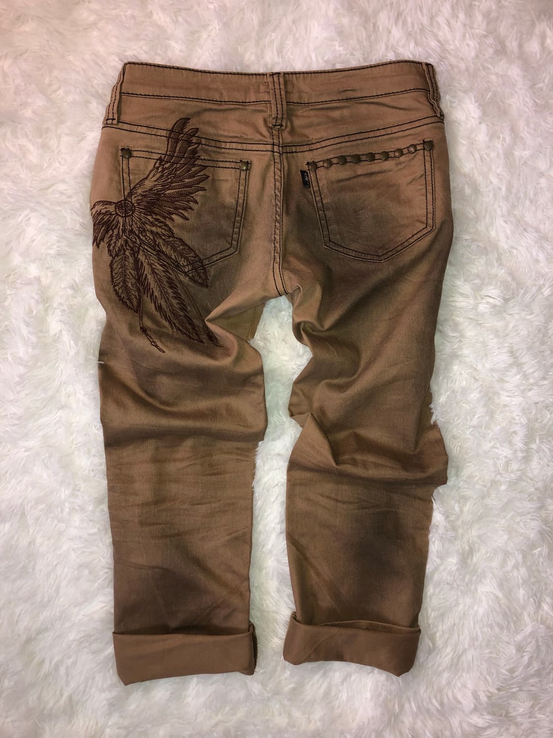 brown y2k Capri pants 상품이미지1