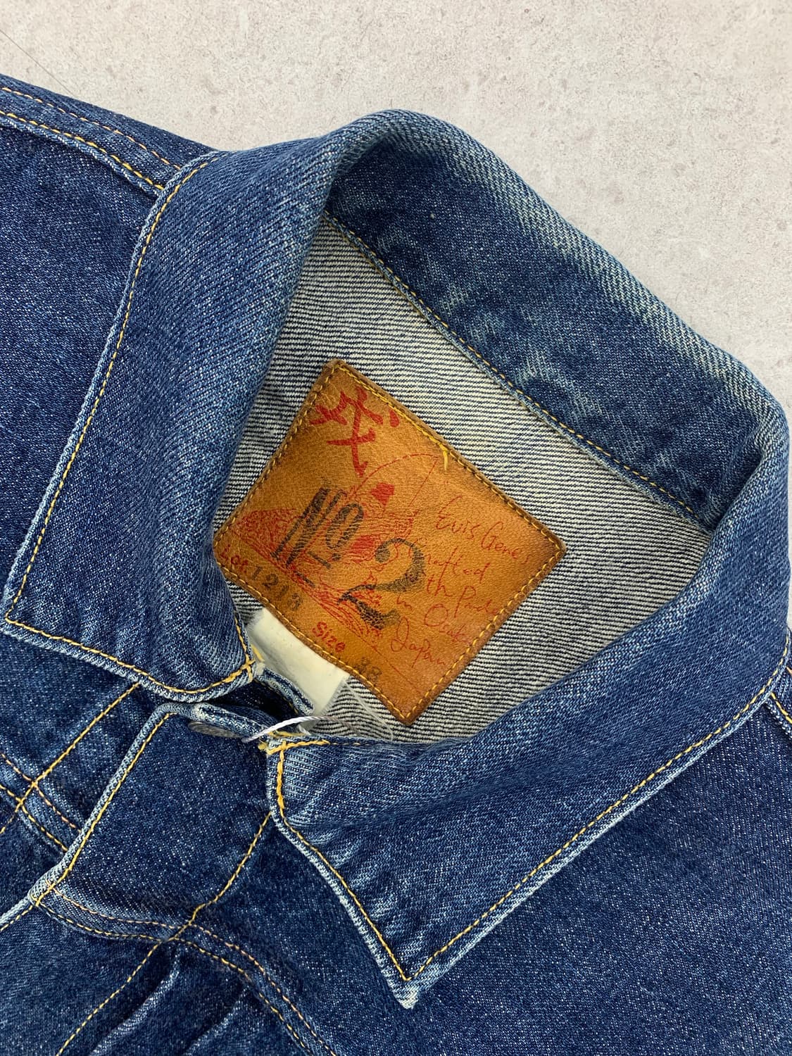 Evisu 에비수 90s 1세대 데님 자켓 상품이미지5