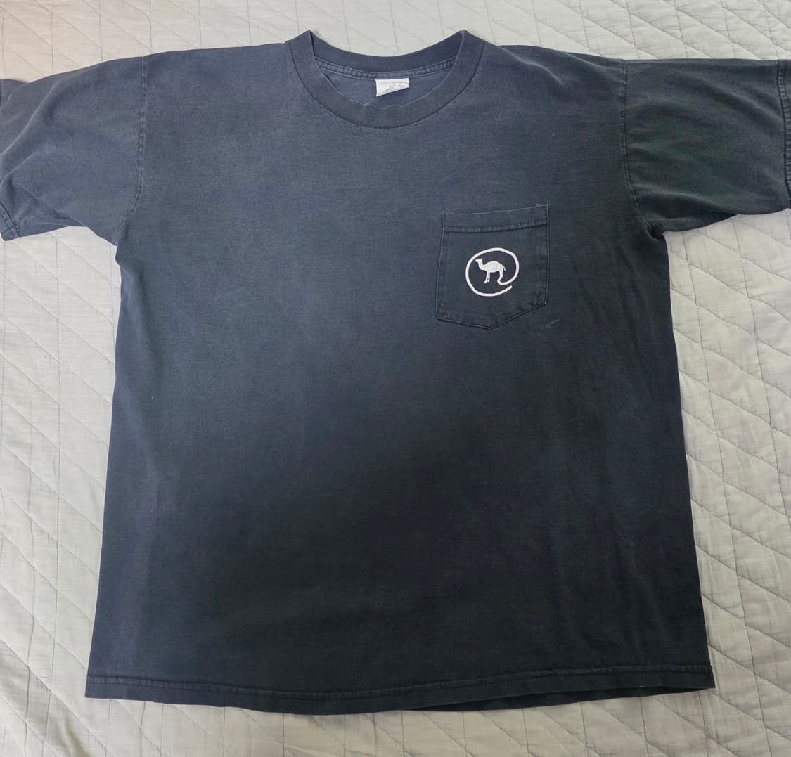 [XL] 90s 카멜 포켓 프로모 티셔츠 ver. 하드페이드 상품이미지1