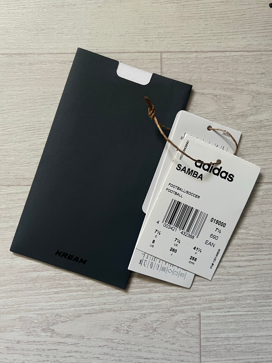 (260)아디다스 삼바 레더 코어 블랙 상품이미지8