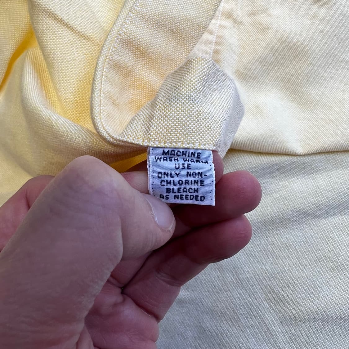 랄프로렌 옥스포드 셔츠 옐로우 상품이미지4