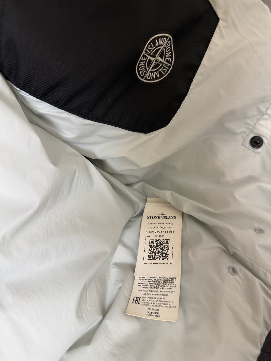 스톤아일랜드 크링클랩스 패딩 상품이미지3