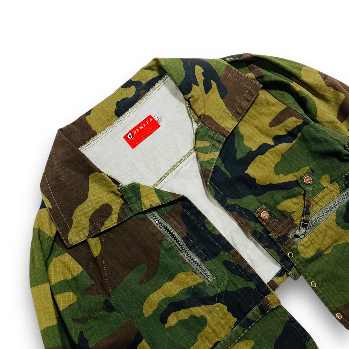 NIKITA Military y2k cropped jacket 상품이미지3