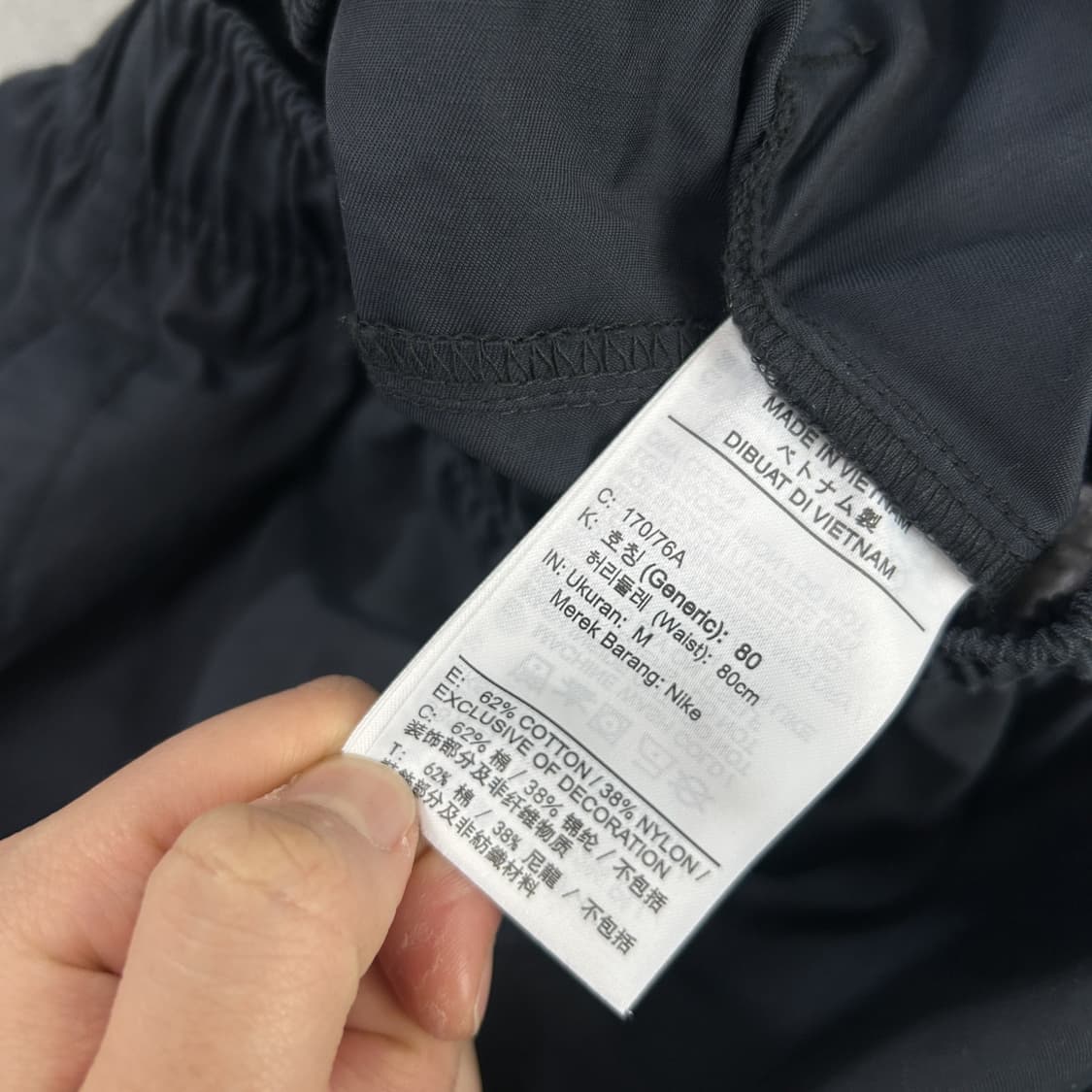 나이키 더블 스우시 카고 바지 블랙 m 상품이미지3