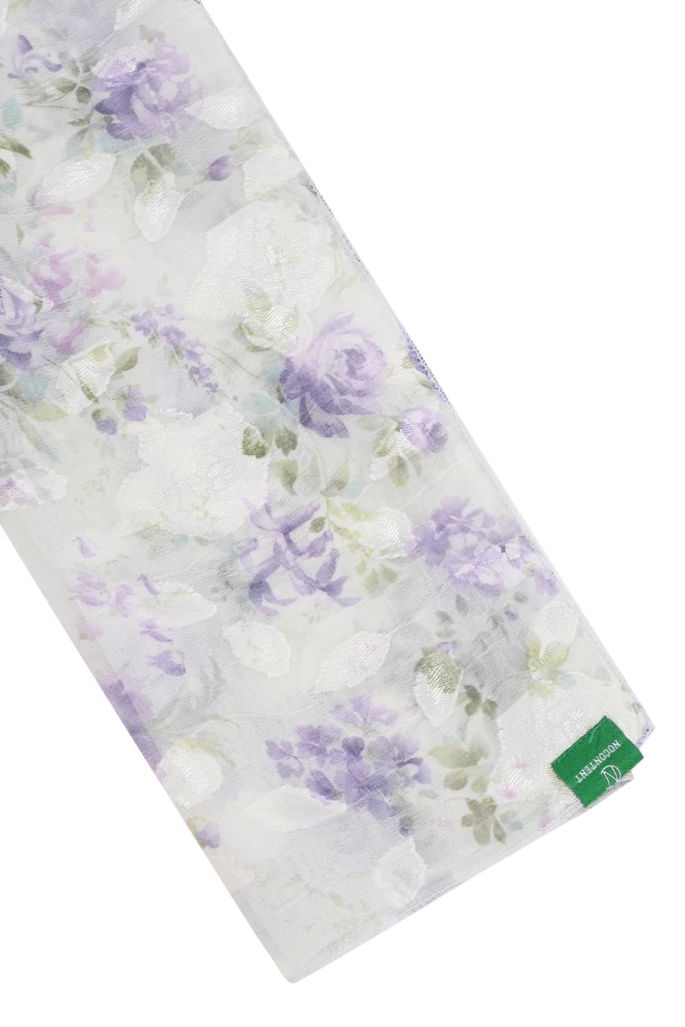 로맨틱 플라워 스카프 화이트 상품이미지3