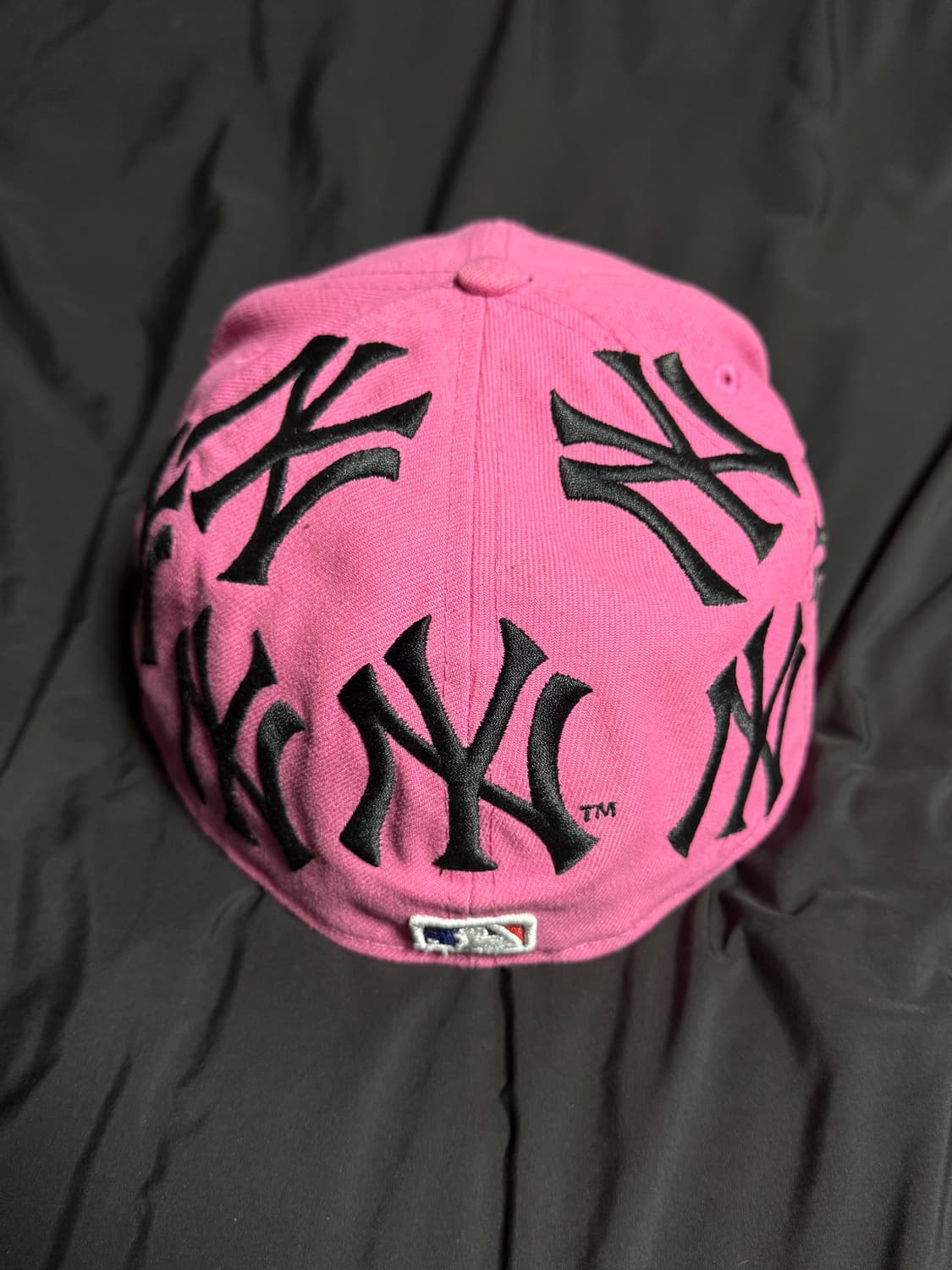 [734] 21FW 슈프림x뉴옥 양키스 박스로고 뉴에라 핑크 상품이미지1