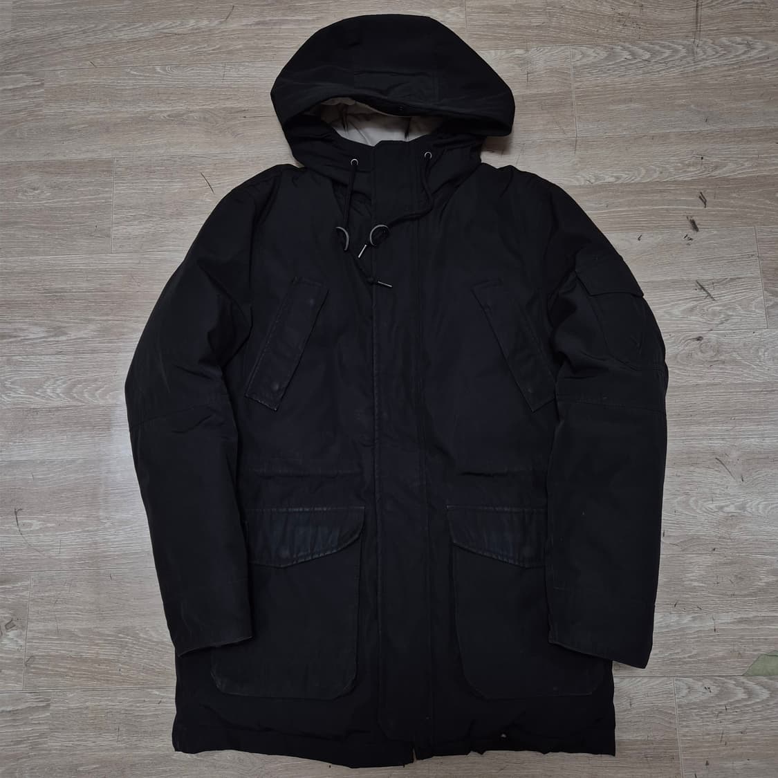 IST KUNST 이스트 쿤스트 덕다운 후드 파카 패딩 점퍼 L(100) 상품이미지1