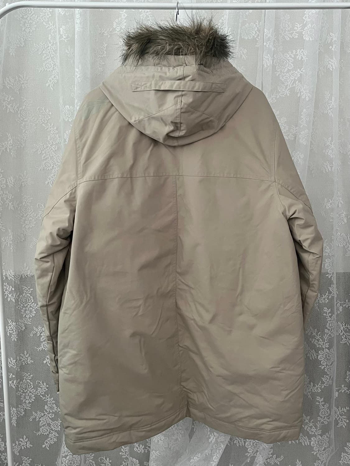 2XL) 리복 덕다운 야상 패딩 점퍼 베이지 상품이미지2