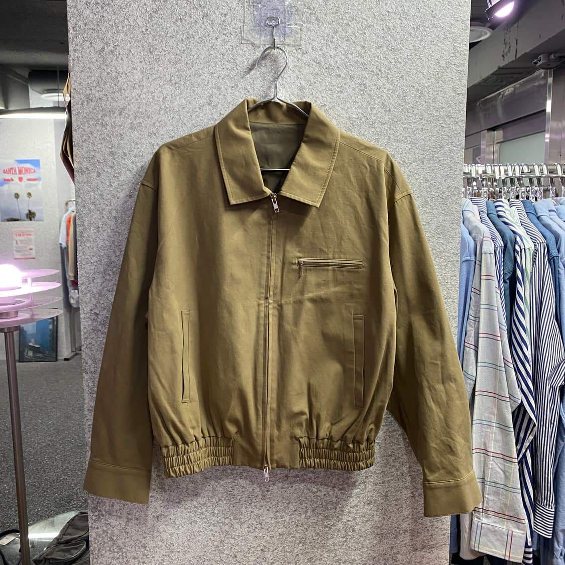 주앙옴므 코튼 블루종 베이직 자켓 B4286 상품이미지2