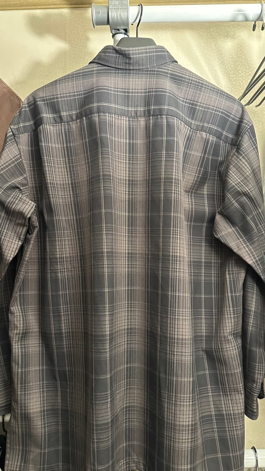 유니클로u uniqlou 울 플란넬 오버사이즈 체크셔츠 L 상품이미지2