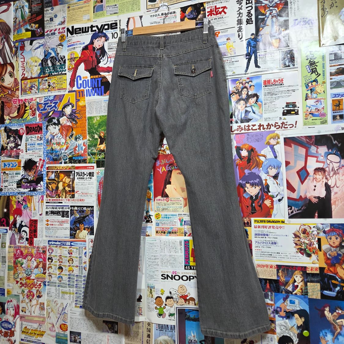 JPN 그레이 투포켓 그레이 부츠컷 팬츠 상품이미지4