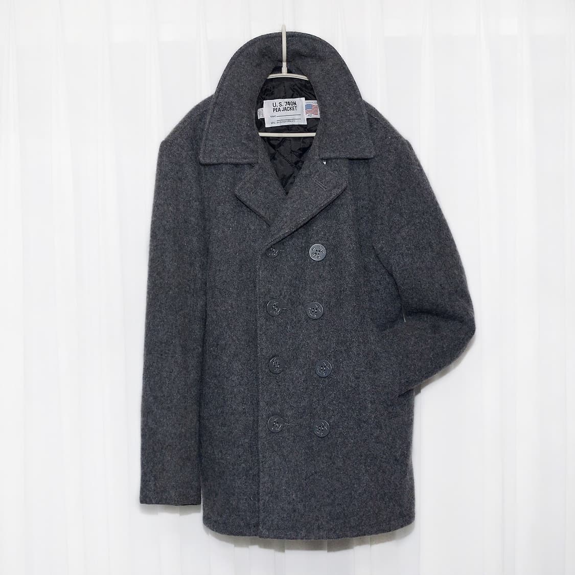 쇼트 USA 740N 부클 크래프트울 더블 피코트 자켓 (42/105) 상품이미지1