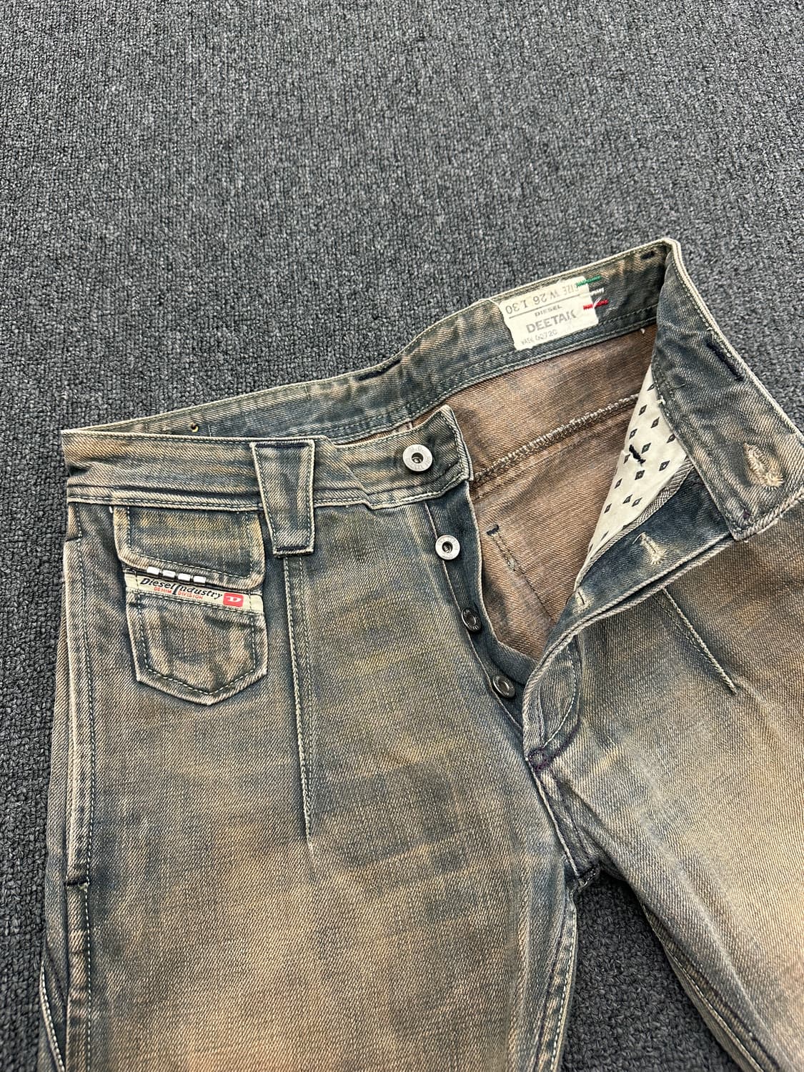 26) DIESEL 디젤 빈티지 샌드워싱 데님팬츠 상품이미지2