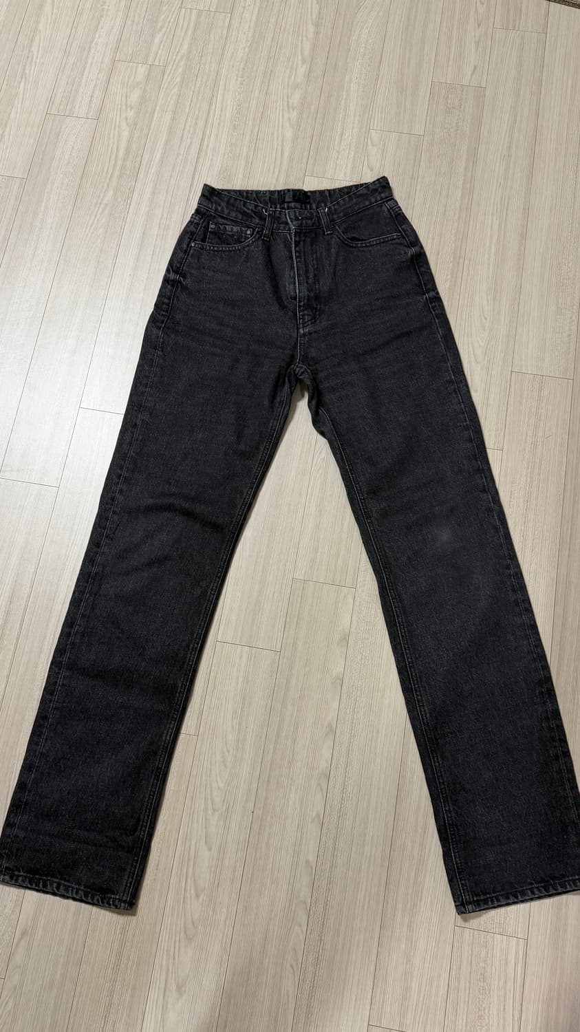 플랙 흑청바지 26사이즈 상품이미지1