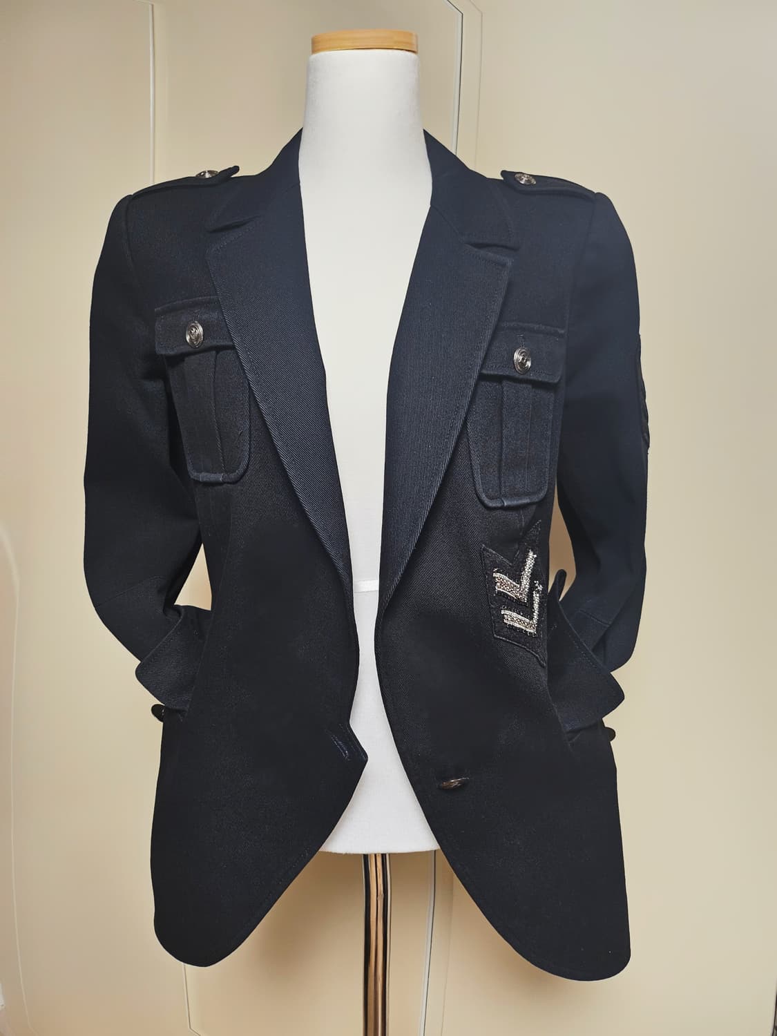 PIERRE BALMAIN피에르 발망
 여성 진 자켓(블랙) 상품이미지3