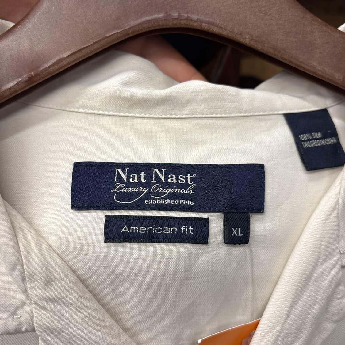 00s NatNast 아메리칸핏 스티치라이닝 퓨어실크 쿠바셔츠 N1435 상품이미지9