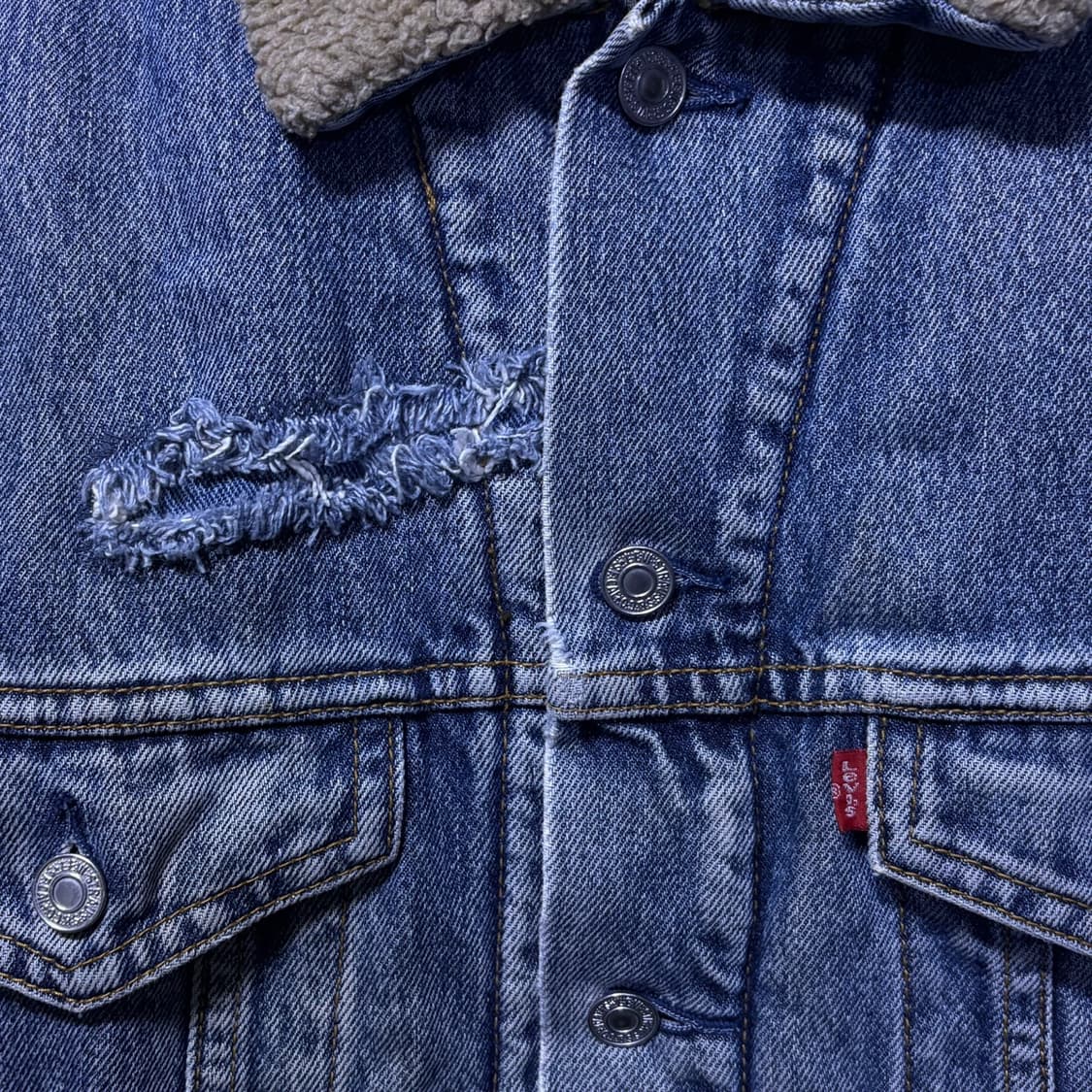 리바이스 데님 쉐르파자켓 m 상품이미지3