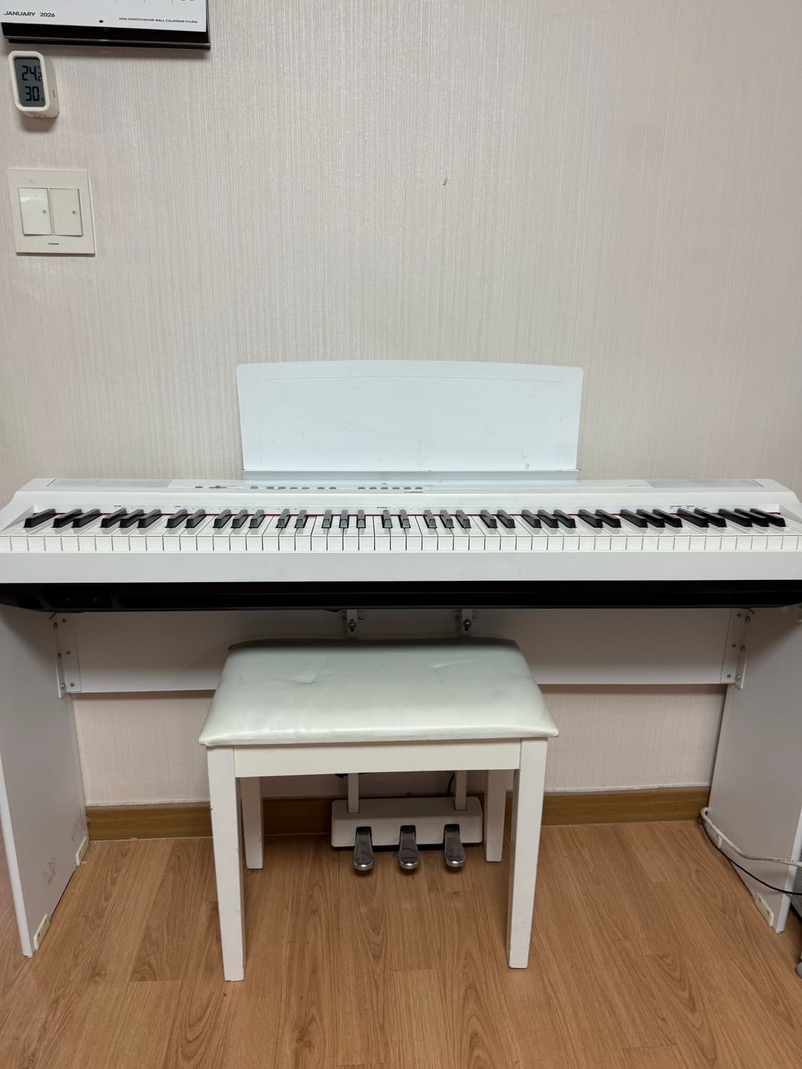 야마하 전자피아노 P125 화이트 상품이미지1