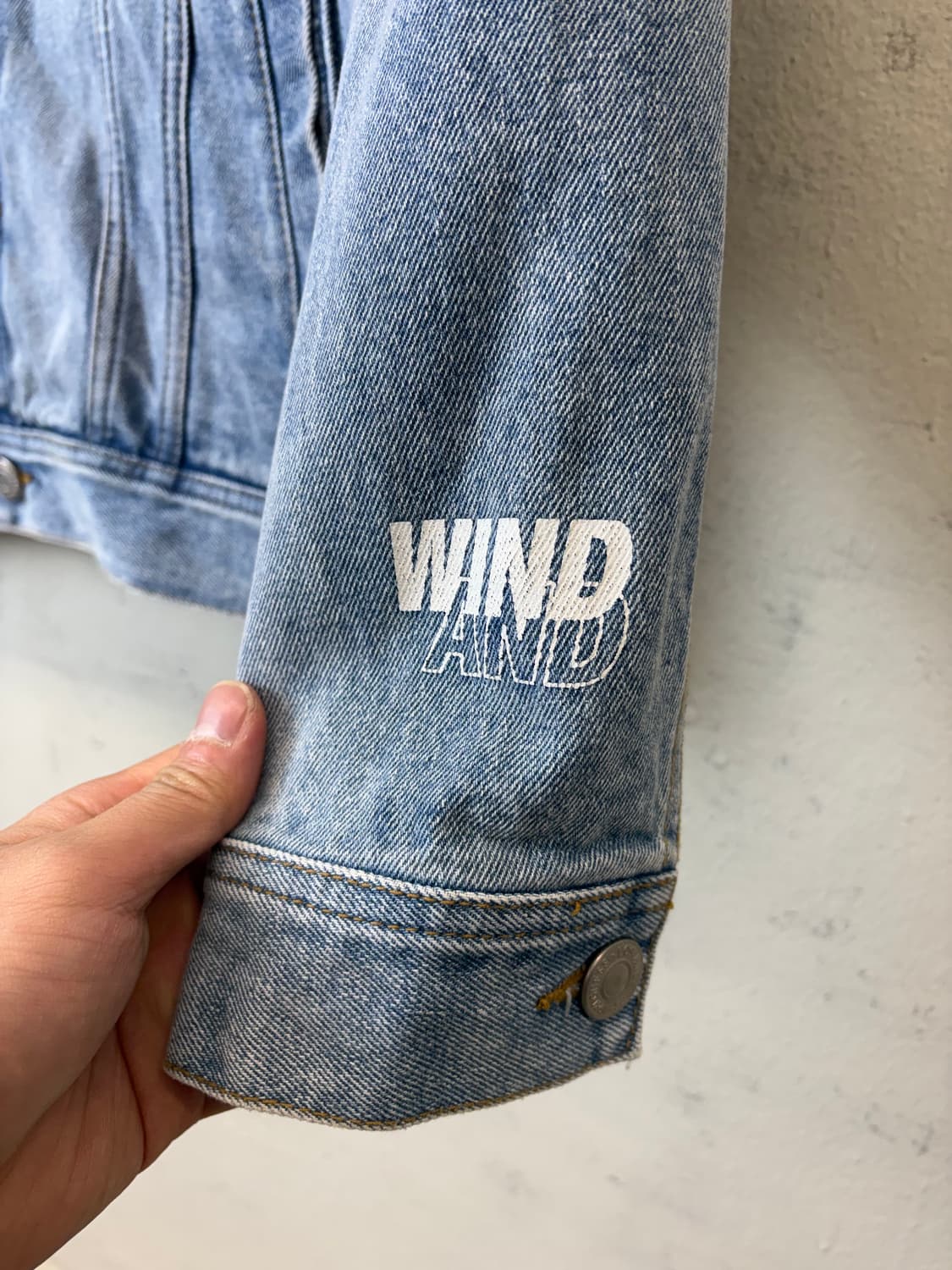 GUESS Wind and sea 빈티지 데님 자켓 상품이미지7