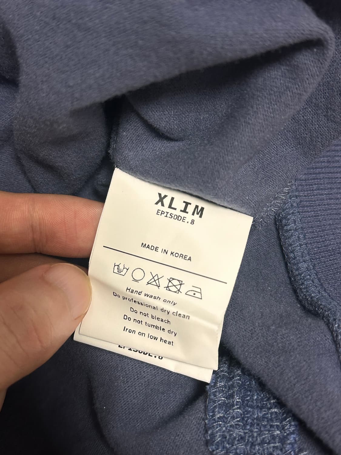 XLIM 01 HOODIE blue 상품이미지3