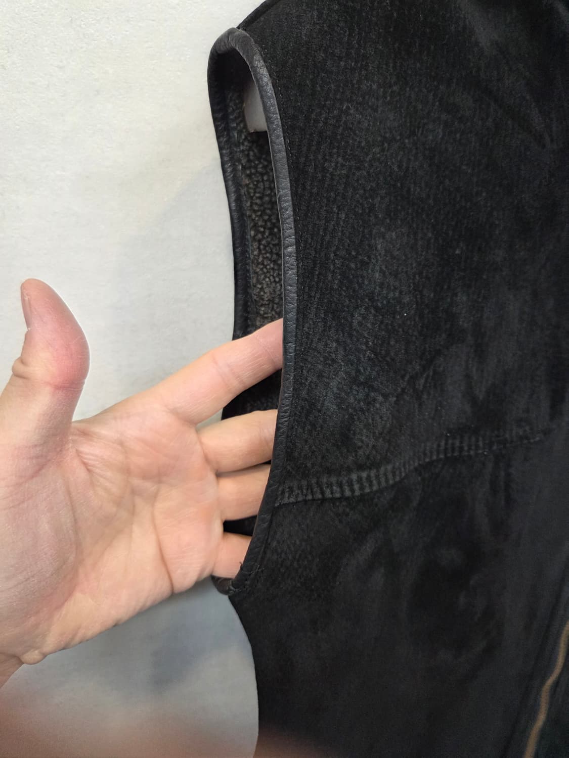 유나이티드 워커스 90s 빈티지 무스탕 조끼 100 상품이미지9