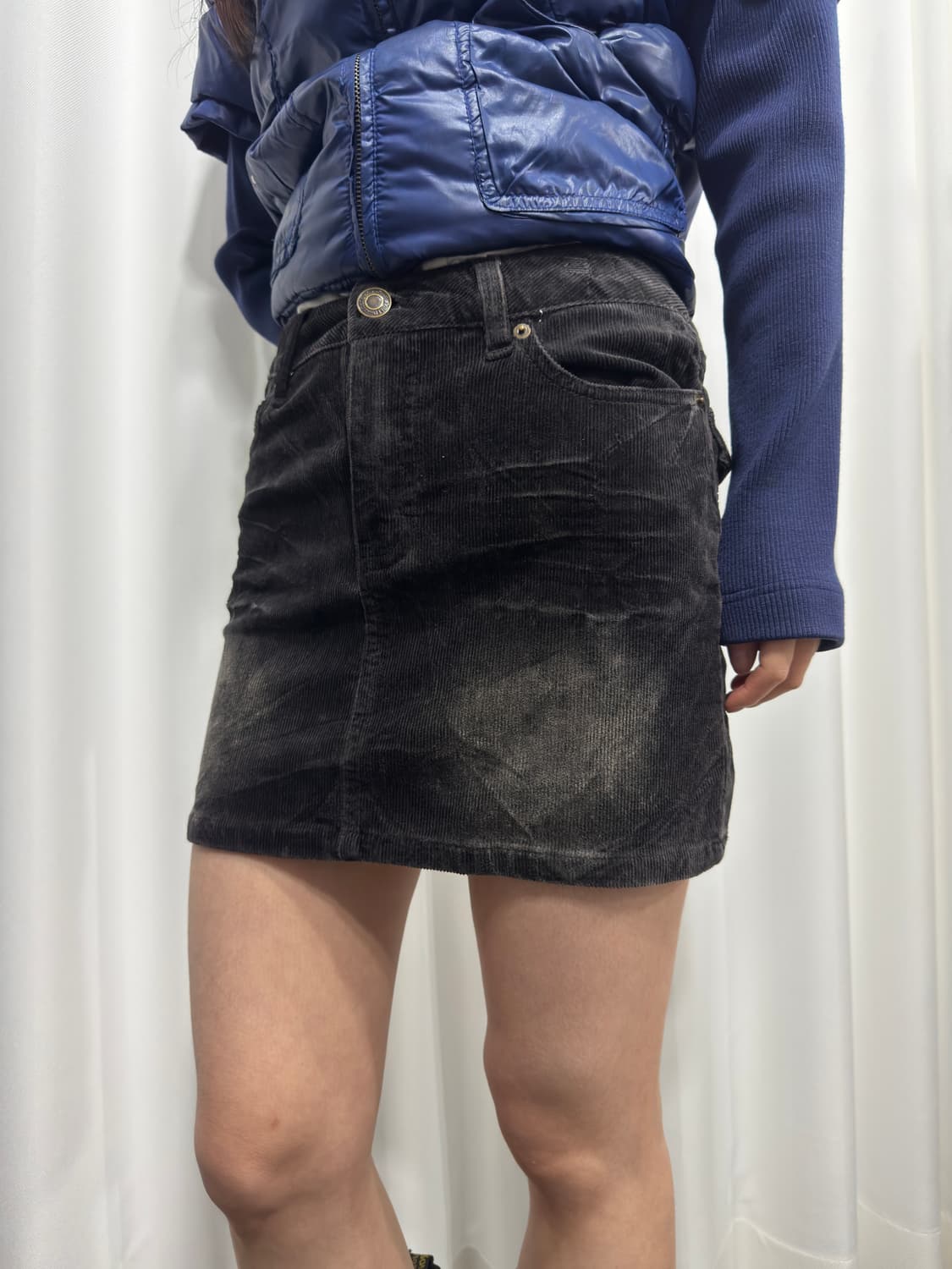 corduroy mini skirt 상품이미지1