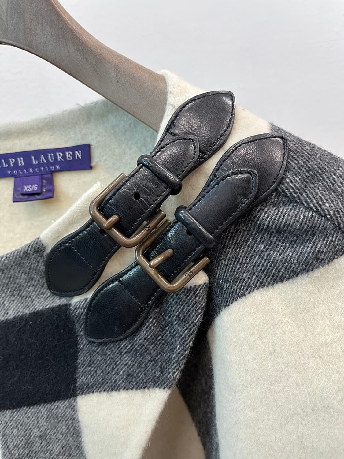 여) 랄프로렌 퍼플라벨 캐시미어 케이프  상품이미지6