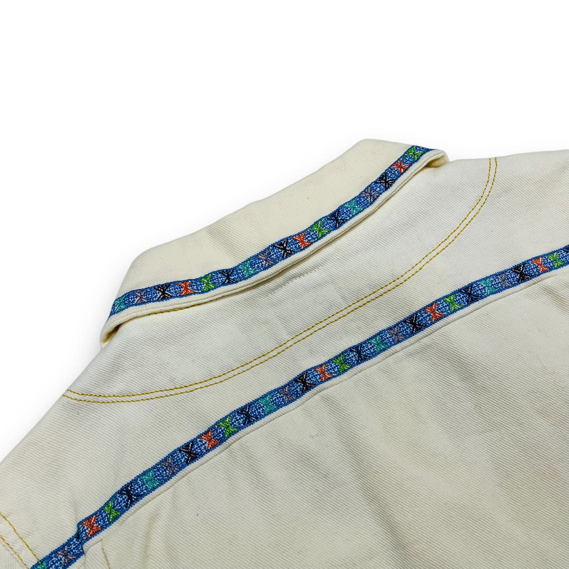 티티카카 에스닉 캔디 디테일 빈티지 데님 자켓 상품이미지5